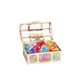 zaoalife Colorful Diving Gems Diamond with Treasure, Underwater Gemstone Swimming Training Tool, Color Diamond Treasure Chest, Treasure Box with 30 Diamonds(Random Color), Useful Gems Model