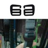 Adjustable 25mm Buckles for Webbing Slide Buckles Aluminium G Hook for Backpack Luggage Strap Webbing  (1 Pair)