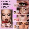 Makeup Palette, 24Eyeshadow, 6Highlighters, 6Blushers, 7Contours
