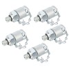 5Pcs Hydraulic Testing Adapter Thread Test Coupling Connectors Pressure Measuring