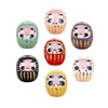 EDOYA Daruma Dolls (Set of 7) Japanese Good Luck Fortune