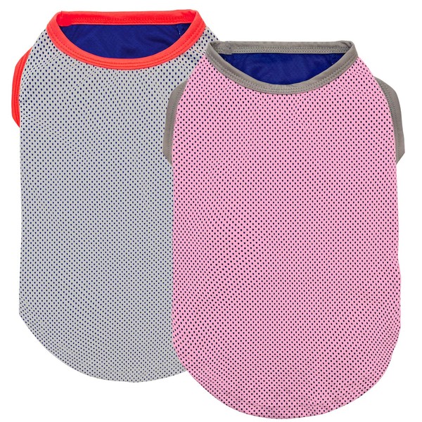 KYEESE 2 Pack Dog Cooling Shirts - Breathable Instant Cooling