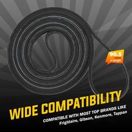 134503600 Dryer Drum Belt by Seentech Compatible for Electrolux Dryers - Replaces: AP3865318, P3865318, 1156784, 134163400, 134503600, 148270, 5303283471, AH1148434, EA1148434