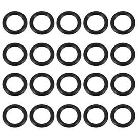 uxcell Nitrile Rubber O-Rings 24mm OD 17mm ID 3.5mm Width, Metric Nitrile Rubber Sealing Gasket for Automotive Machine Plumbing, Pack of 20