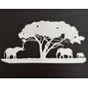DCentral® Elephant Family Flexible Vinyl Safety Screen Magnets: Double-Sided. White-Easier
