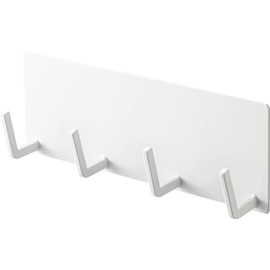 Yamazaki 3687 Magnetic Kitchen Tool Hook, 4 Rolls, White, Approx. 6.5 x 1.4 x 2.4 inches (16.5 x 3.5 x 6 cm), Tower Floating Storage, Easy Installation