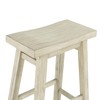 Boraam Sonoma Backless Saddle Counter Stool - Sawgrass Finish