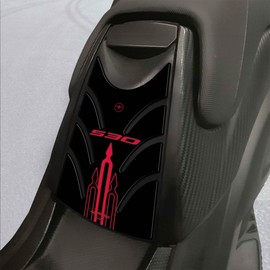 labelbike - Protective container TMAX 530 3D carbon sticker for scooter T MAX 2012-16