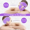 2 Piezas Máscara de Hielo para Ojos y Cara, Mascarilla