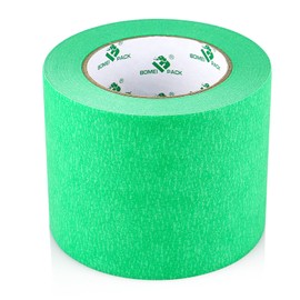 BOMEI PACK Painter's Tape 100 mm x 50 m Medium Tape for Painting, Decoration and School Projects (Green)