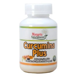 Curcumina Plus (90 Caps De 800mg) Margarita Naturalmente                                                                                              