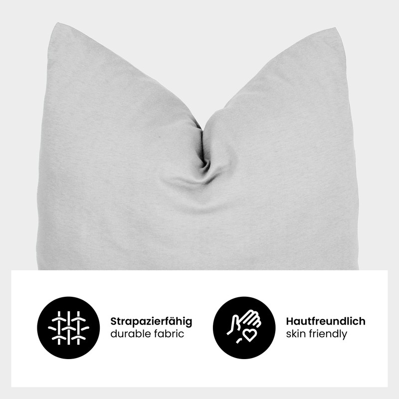 Pack of 2 Cotton Renforcé Cushion Covers, Cushion Covers 40