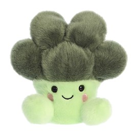 Aurora® Adorable Palm Pals™ Luigi Broccoli™ Stuffed Animal - Fun Collectible Plush for Kids and Adult Collectors - Perfect for Decorating Rooms and Birthday Gifts - Green 5.5 Inches