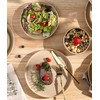 TheTerra Ceramic Dinnerware Sets for 6, 18 Pieces Handmade Reactive