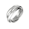 iJewelry2 Triple Russian Interlocked Stainless Steel Men Unisex Wedding Band