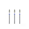 Natury Nails Set of 3 2.3mm Russian Manicure Cuticles Diamond