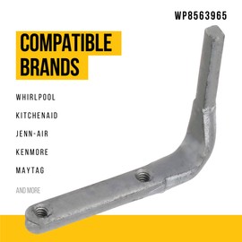 PartsBroz WP8563965 Lid Hinge - Compatible With Whirlpool Maytag Kenmore Washer - Replaces AP6013307 8563965 1201399 PS11746533 Ultra Durable Replacement