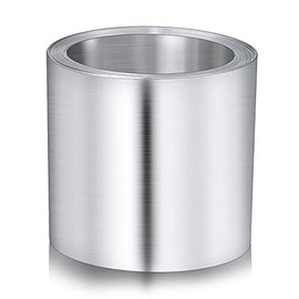 Lounsweer 4'' x 50' Aluminum Roll Flashing for Roof and Garden, Prevents Roofing Stains, Roof Strip for Moss and Mildew Prevention (1 Roll)