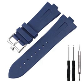 Adwoa Silicone Rubber Watch Band Strap Compatible with Vacheron Constantin Overseas - 25mm * 8mm Vacheron Constantin Watch Band
