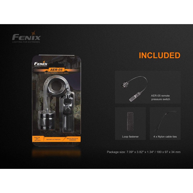 Fenix AER-05 remote pressure switch for TK16V2/TK28 TAC/PD36 TAC with