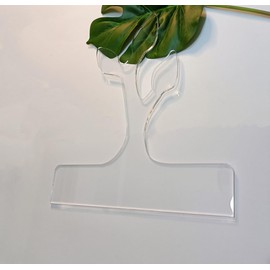 Leaves Handle Acrylic Router Template,Branch Charcuterie Board Handle Template for Woodworking or Craft (Style 1)