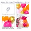 139Pcs Pink and Orange Balloons Garland Arch Kit, Pink Orange