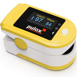 Pulox PO-200A Solo Pulse Oximeter with Alarm and Pulse Sound for Measuring Pulse and Oxygen Saturation on the Finger