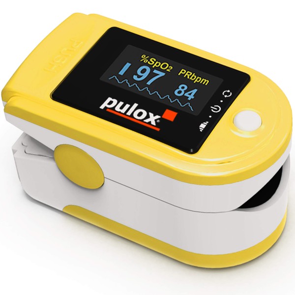 Pulox PO-200A Solo Pulse Oximeter with Alarm and Pulse Sound for Measuring Pulse and Oxygen Saturation on the Finger