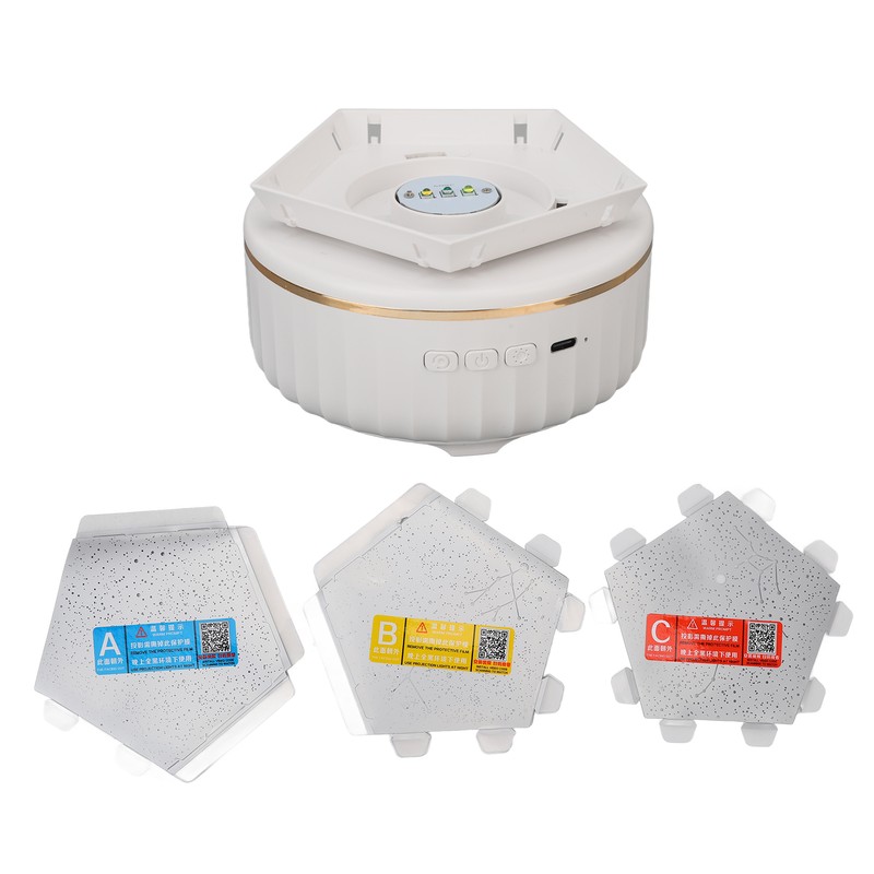 LED Projector Lamp 3 Color Multifunctional Dimmable Rotatable Rechargeable LED