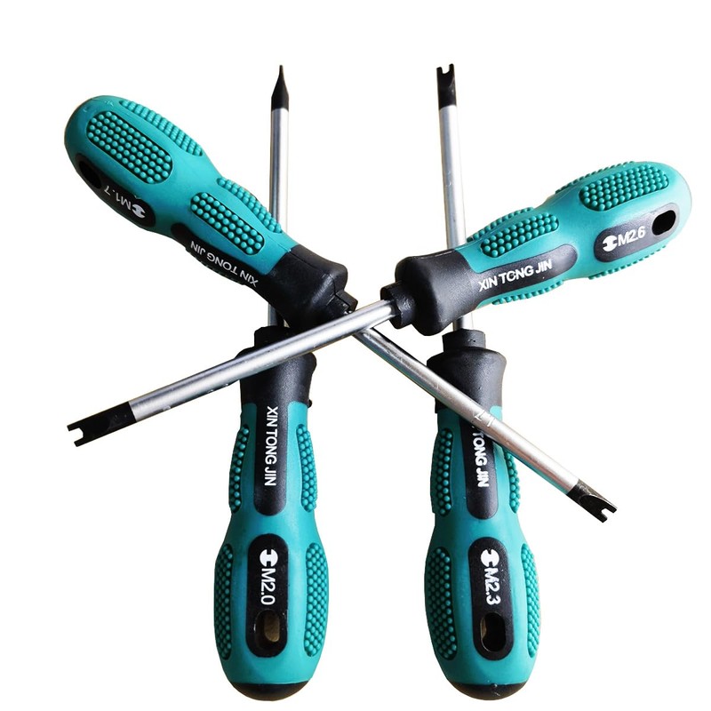 4-Piece Type U Screwdriver Sets, 75 mm U Type Magnetic