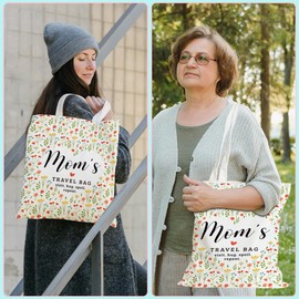 EIXU Colorful Mom Tote Beach Camping Shopping Grocery Bag - Mom Gifts for Mothers Day, Birthday, Christmas