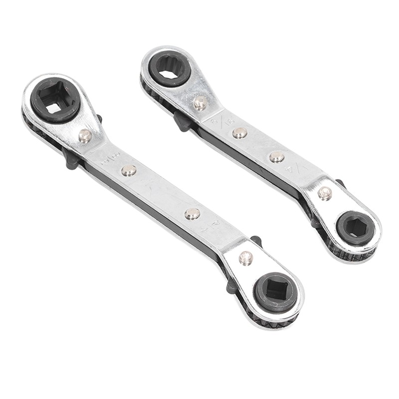 HVAC Service Wrench 3/8 to 1/4in 5/16 to 1/4in Stainless