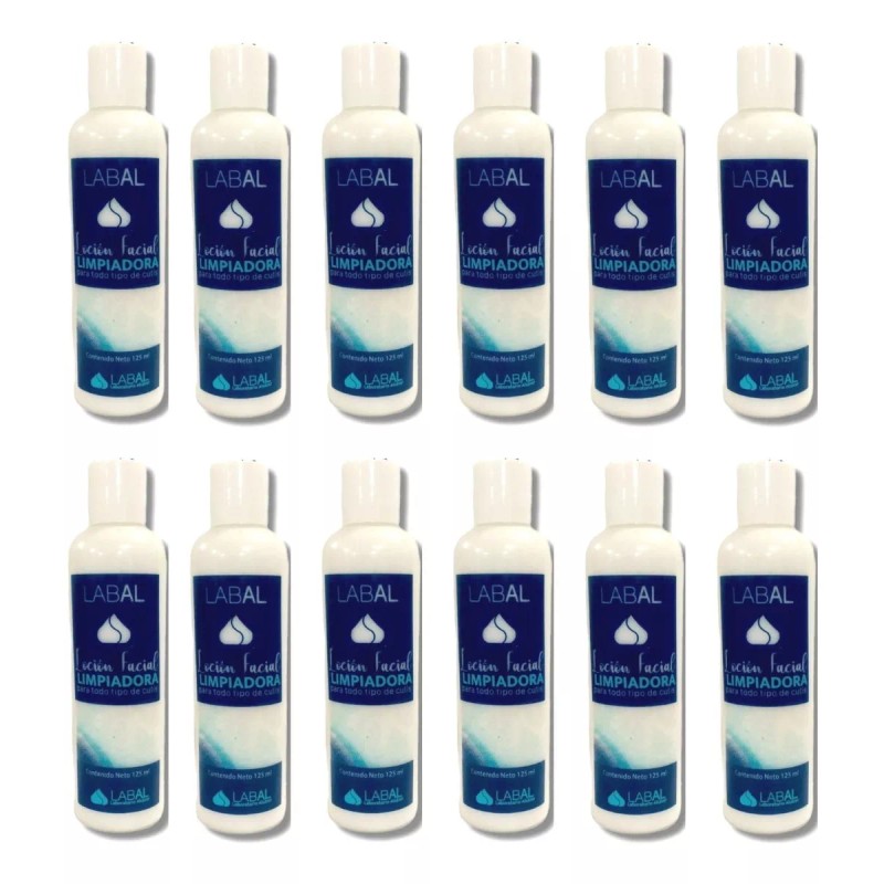 Labal 12 Loción Facial Limpiadora Elimina Impurezas 125ml