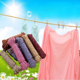 No-Drill Cuttable Rooftop Clothesline Random Color 13ea