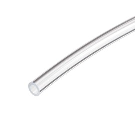 TOP-VIGOR 3mm ID 5mm OD PVC Clear Vinyl Tubing, 1M Length Food Grade Flexible Water Pipe, Plastic Tube for Transfer Water, Oil, Air, Powders & Fine Granules