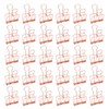 30Pcs Wire Binder Clips 2in Wide Hollow Out Strong Metal
