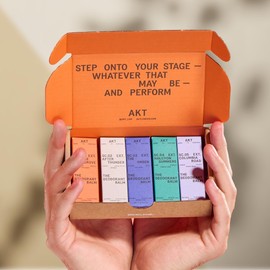 AKT Mini Deodorant Balms Discovery Set, Pack of 5 x 0.16 Fl Oz, Natural Deodorants for Men and Women, Award-Winning, Multi-use, Cream Deo Without Aluminum, Plastic Free, All Genders