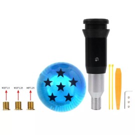 Brand New 6 Star Blue Dragon ball Z Custom 54mm Shift Knob Automatic