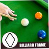 Sosoport Rhomb Billiard Rack Sturdy Wood Pool Ball Holder for