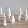Creative Co-Op 3" H-8" H Wood Trees, Natural, Set of