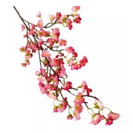 Liven Home & Decor Flor De Cerezo Artificial Rama Decoración Vara Flores 1 Mt