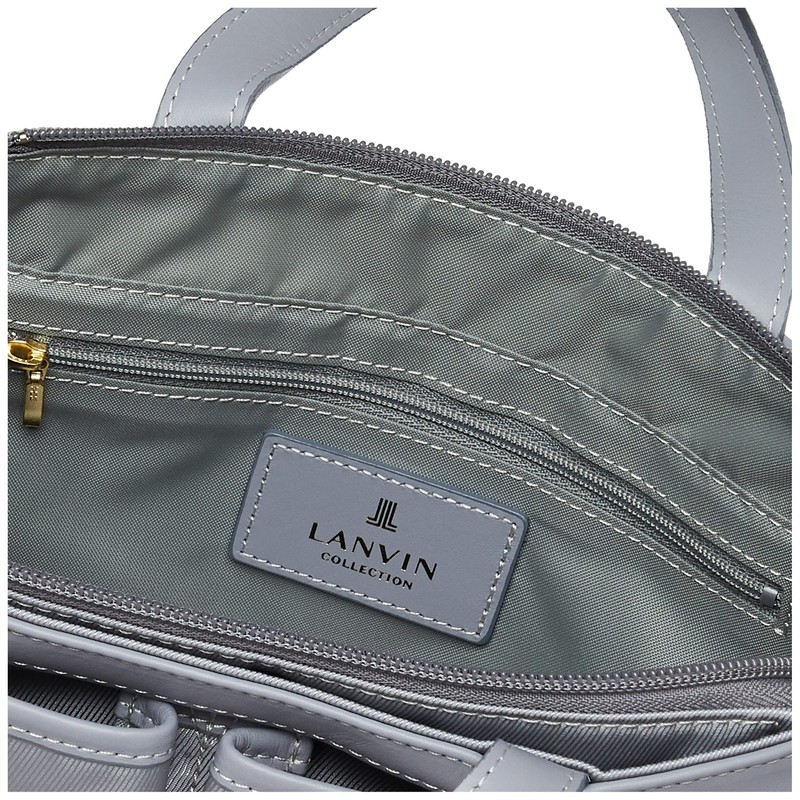 Lanvin Collection 61-6001 2-Way Shoulder Bag, Poche, gray (light gray)