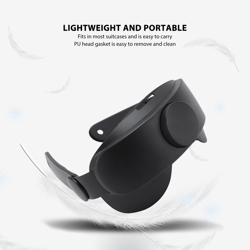 Adjustable Head Strap Lightweight Comfortable VR Headset Strap Replacement for