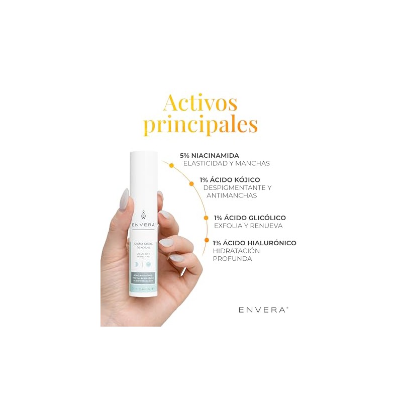 Envera Crema Noche Facial Retinol Niacinamida Ácido Hialurónico Rutina Nocturna