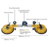 BAUSATZ 2 PCS 6 inch Seamless Seam Setter with Vacuum