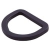 TentSpares - Universal 25mm Black Plastic D Rings, Plastic D