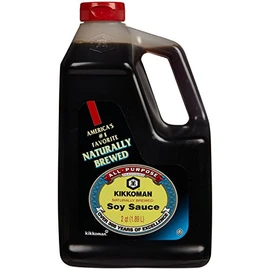 Kikkoman Soy Sauce, 64 Fl Oz (Pack of 1)