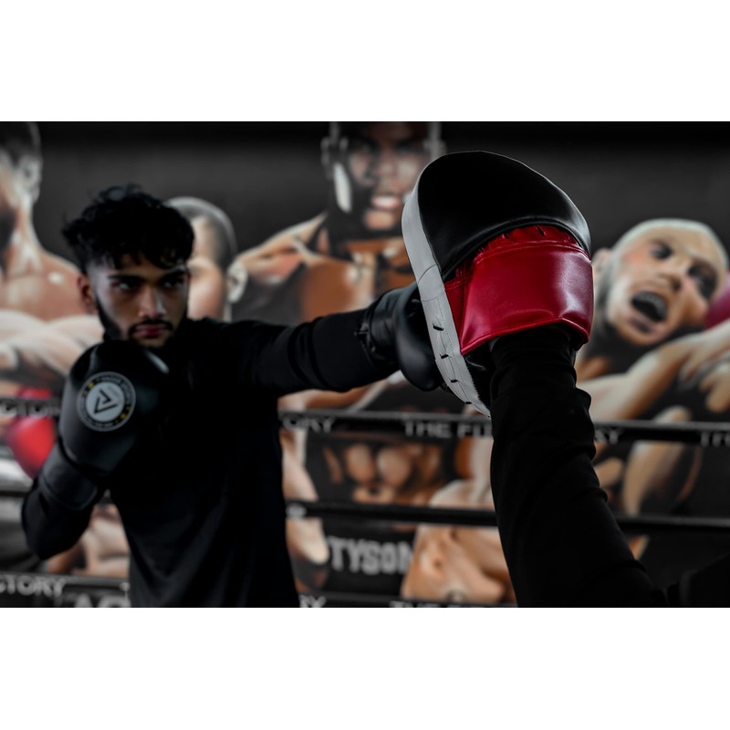 Boxing sparing punching pads and bag glove rex leather +