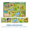 Booooom Jackson Adventures Dinosaur Carpet for Kids,Children Dinosaur Rug,Interactive Learning