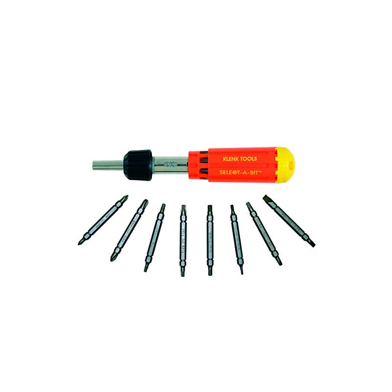 Klenk DA86450 Select-A-Bit Ratcheting SPEED Driver with 16 Bits